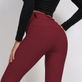 4 Color femeninos nalgas deportivas ecuestres en legging