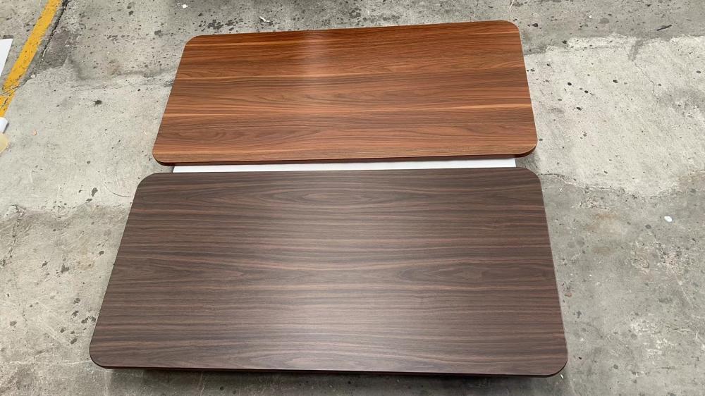 pvc veneer MDF board for office desk top