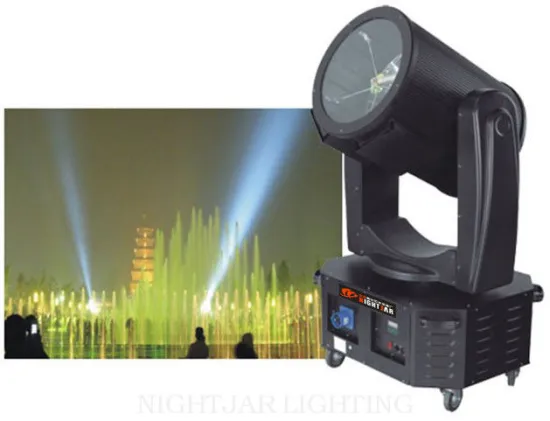 Ip 55moving Head Discolor Outdoor Search Light With Cmy Color, Dmx512 Control