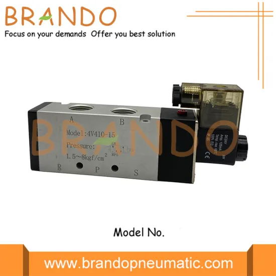 4V410-15 Terminal Box 1/2'' Pneumatic Solenoid Air Valve