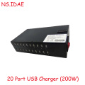 20-портовая USB-зарядная станция 200 Вт