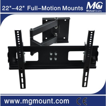 Hot Promotion Multi-function Full motion LCD TV wall Mounts Rack MT106 Fit for 22-47" Screen