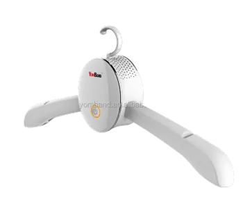 Portable Foldable Electrical Power Clothes Dryer with Removable Rack and Hook