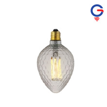 Bec LED hexagonal din sticlă tip fagure