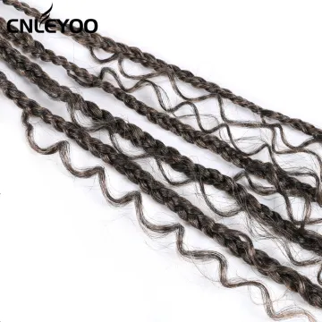 Fashion 12 RootsRiver Box Braids Bohemian Crochet Hair 14inch 18inch 24inch Goddess River Box Braiding Hair Extension for Women