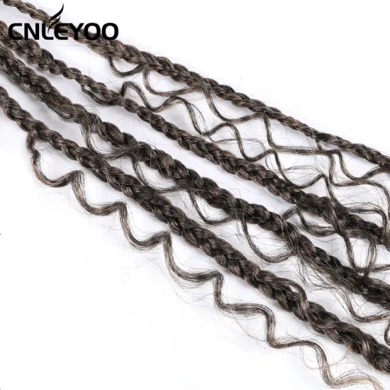 Fashion 12 RootsRiver Box Braids Bohemian Crochet Hair 14inch 18inch 24inch Goddess River Box Braiding Hair Extension for Women