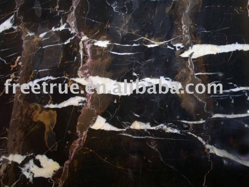 black &amp; gold marble