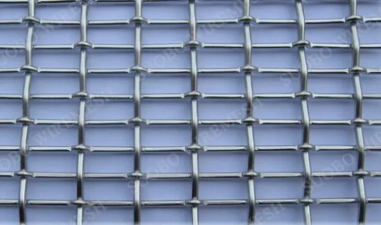 High Manganese 304 Stainless Steel Crimped Wire Mesh