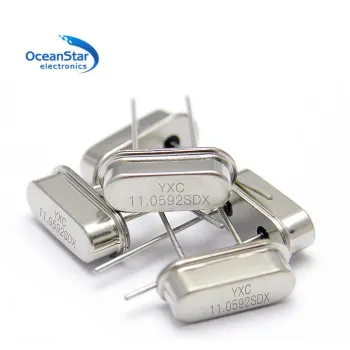 20MHz to 25MHz HC-49US Passive Crystal Oscillators - 20PF 20PPM