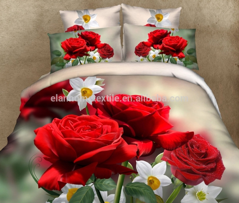 100%Cotton 3d bedding sets -3D stock bedding sets