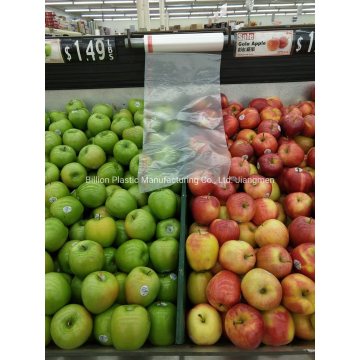 Factory Direct Transparent Plastic Produce Flat Bag On A Roll