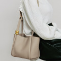 Small Bucket Bag Leather Lady Handbags