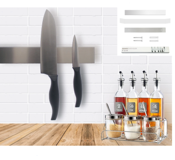 Rostfritt stål magnetiskt knivblock: Säker och elegant knivhållarlösning
