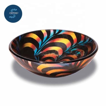 Colorful Bathroom Tempered Glass Wash Basin Manufacturer
