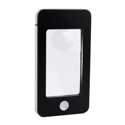 5x Ultra-Thin Portable Mobile Phone Magnifying Glass with LED Light