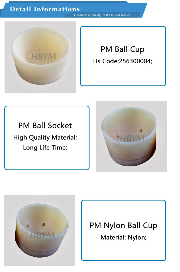 PM nylon ball cup