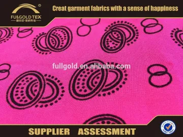 2016 hot selling woven fabric dyeing rayon flocking in keqiao fullgold