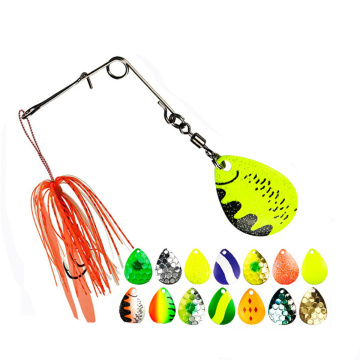 YOUME Metal Fishing Attractor Spinner Blades for DIY Lures