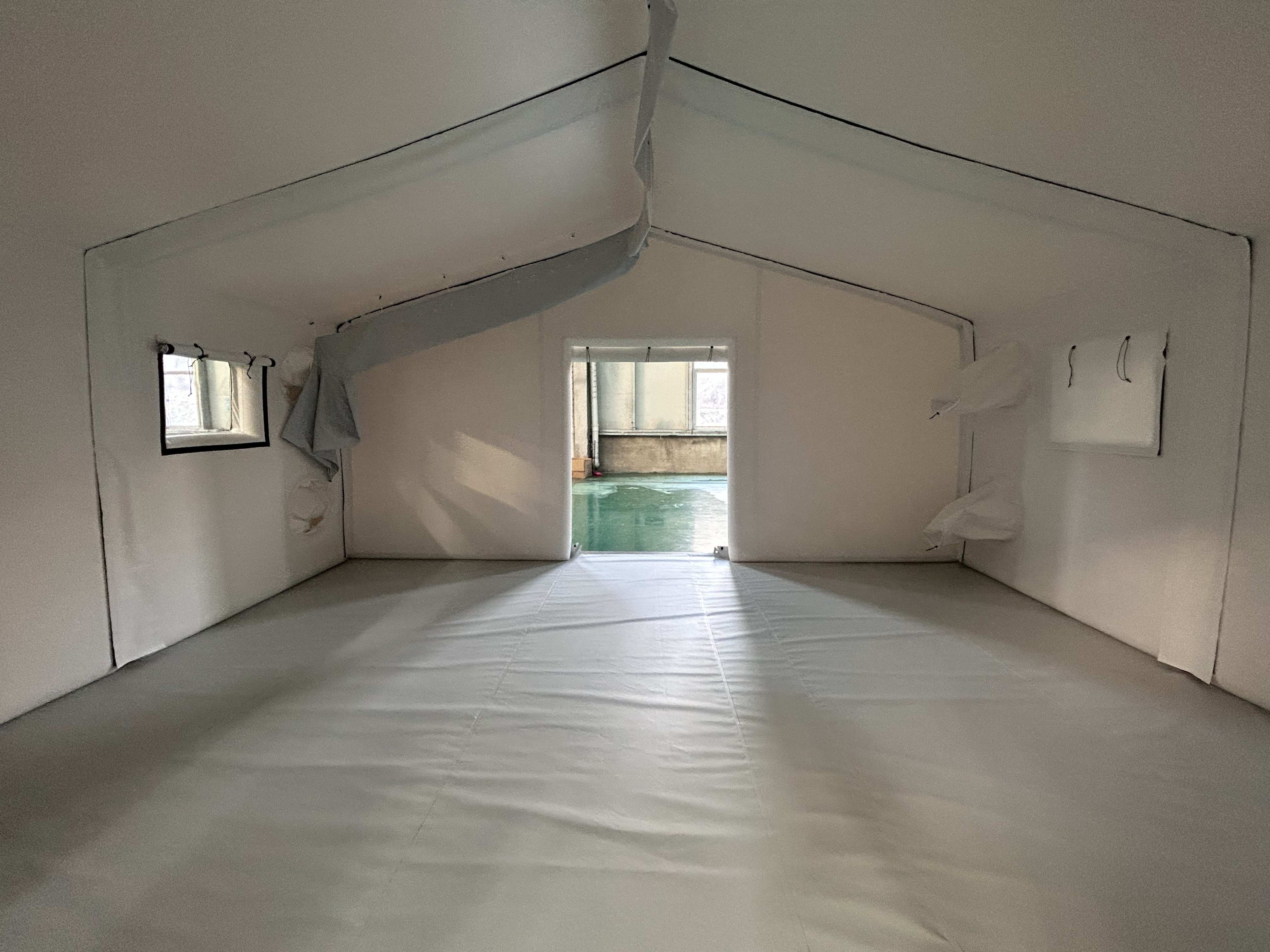 DST inflatable tent inside