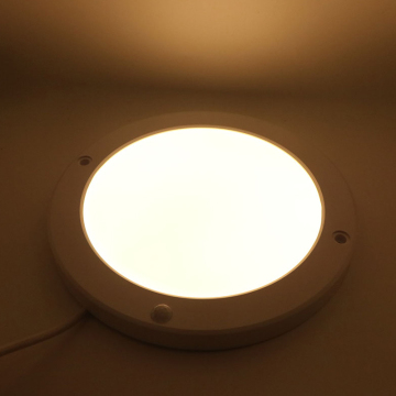 Smart 3CCT Adjustable Dimmable 18W Radar Sensor Recessed Round LED Slim Panel Downlight
