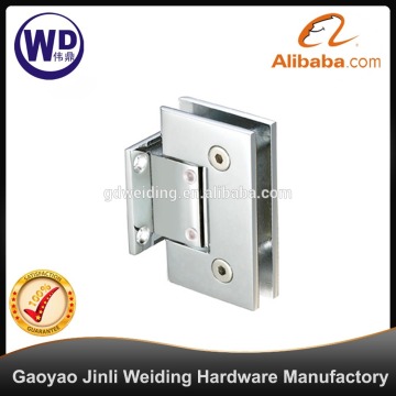 Adjustable short back plate wall mount shower hinge