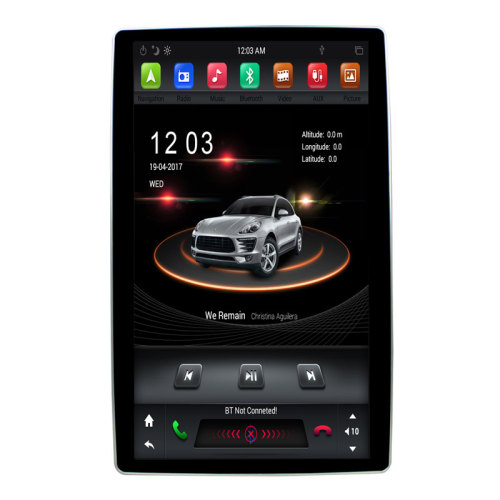 Tesla style android PX6 universal car dvd player