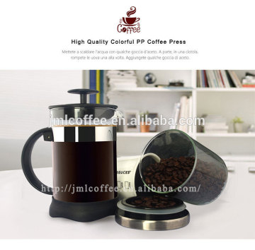 french coffee plunger for gift/promotion small MOQ 350ml,800ml,1000ml plastic french coffee press