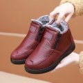 Middle aged and elderly soft soled snow boots