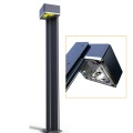 Aluminum Solar Garden Light Outdoor Pillar Solar Lights