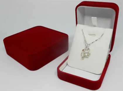 Velvet Display Packaging Earring Paper Box