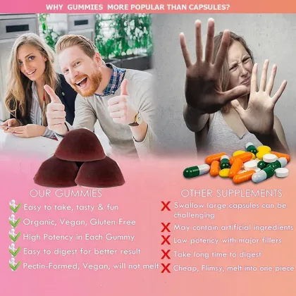 OEM/ODM Brain Gummies Organic Brain Booster Gummies