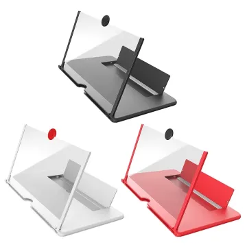 12 Inch 3D Mobile Phone Screen Magnifier: HD Video Amplifier Stand Bracket for Enhanced Movie and Gaming Experience