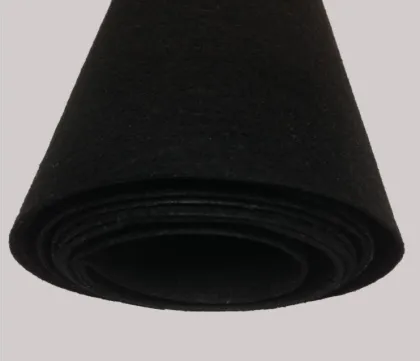 needle punched black non woven fabric polypropylene