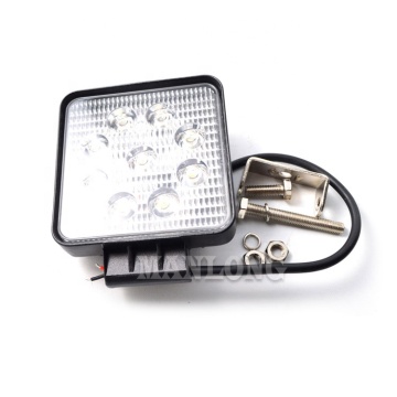 10V-110V 9PCs Lamp Beads Forklift and Truck Front Headlight - 27W