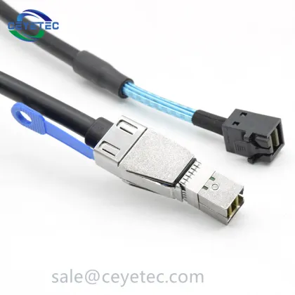 Mini SAS 8644 to 8643 1 Meter External Data Server Cable