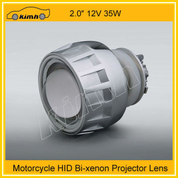 2013 LED double angel eyes bi xenon projector lens