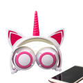 Hadiah Natal Lucu Unicorn Headphone Kabel