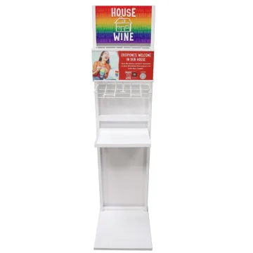 OEM wine display stand