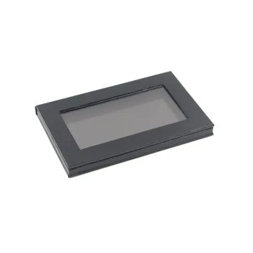 Transparent empty cosmetic square eyeshadow case