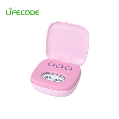 Portable usb contact lens ultrasonic cleaner