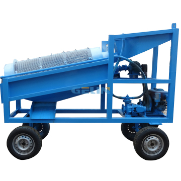 Mini Gold Trommel Small Gold Panning Machine Trommel Screen for Sale
