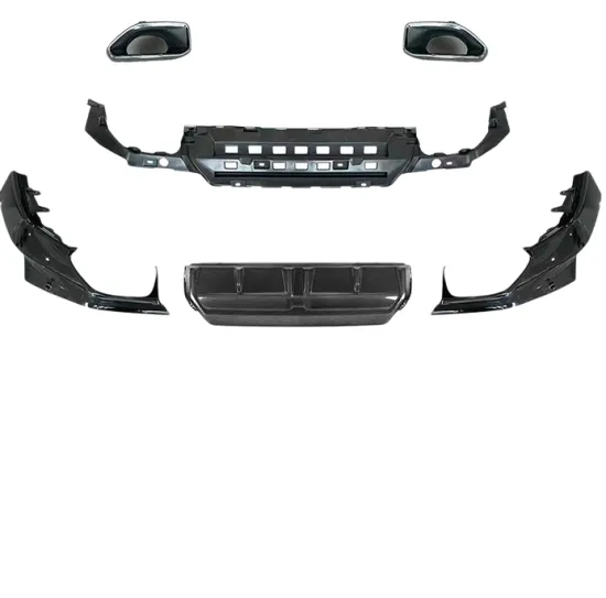 BMW 2 Series Coupe Rear Lip Tailpipe G42 Mod Kit - MP Style Taillip and Large Tailpipe Surround
