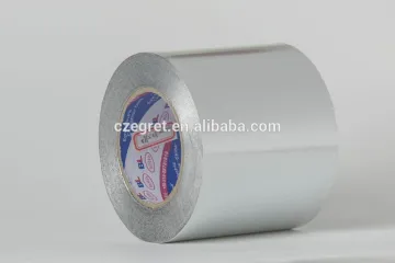 40mic Rubber based adhesive aluminum foil tape with urethane coating