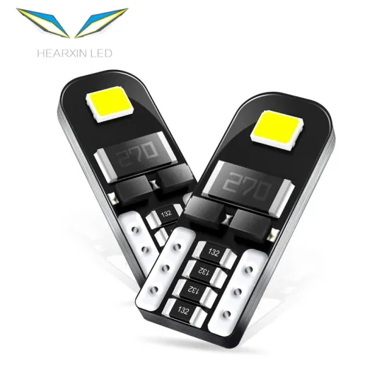 Car W5W LED Bulb T10 License Plate Light CANBUS 12V 6000K White For Lada Vesta Granta