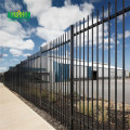 Ornamental iron fence points