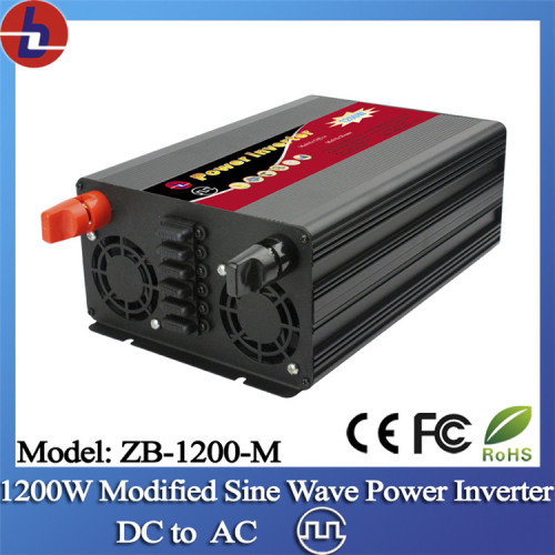 1200W 48V DC till 110/220V AC modifierad sinusvåg Power Inverter