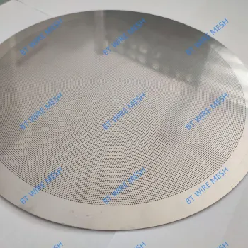 Stainless Steel Perforated Metal Mesh Round Hole Punched Plate