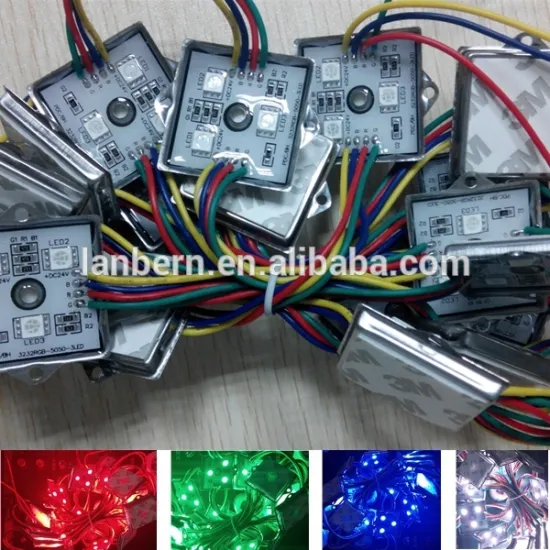 China suppliers Christmas lighting high lumen IP65 metal shell 3 leds SMD5050 24V RGB Model CE ROHS