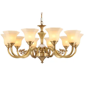 Medieval Rustic Iron Chain Chandelier - Classic Country Style Lighting