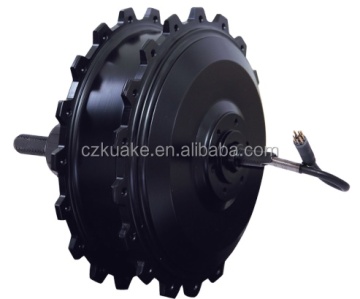 Lightest Brushless Electric Bicycle Motor with EMC/CE Approval for 24V/36V/48V Rear Disc Brake Bicycles